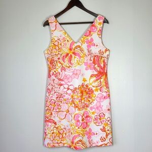 Lilly Pulitzer Pink and Yellow Floral Dress